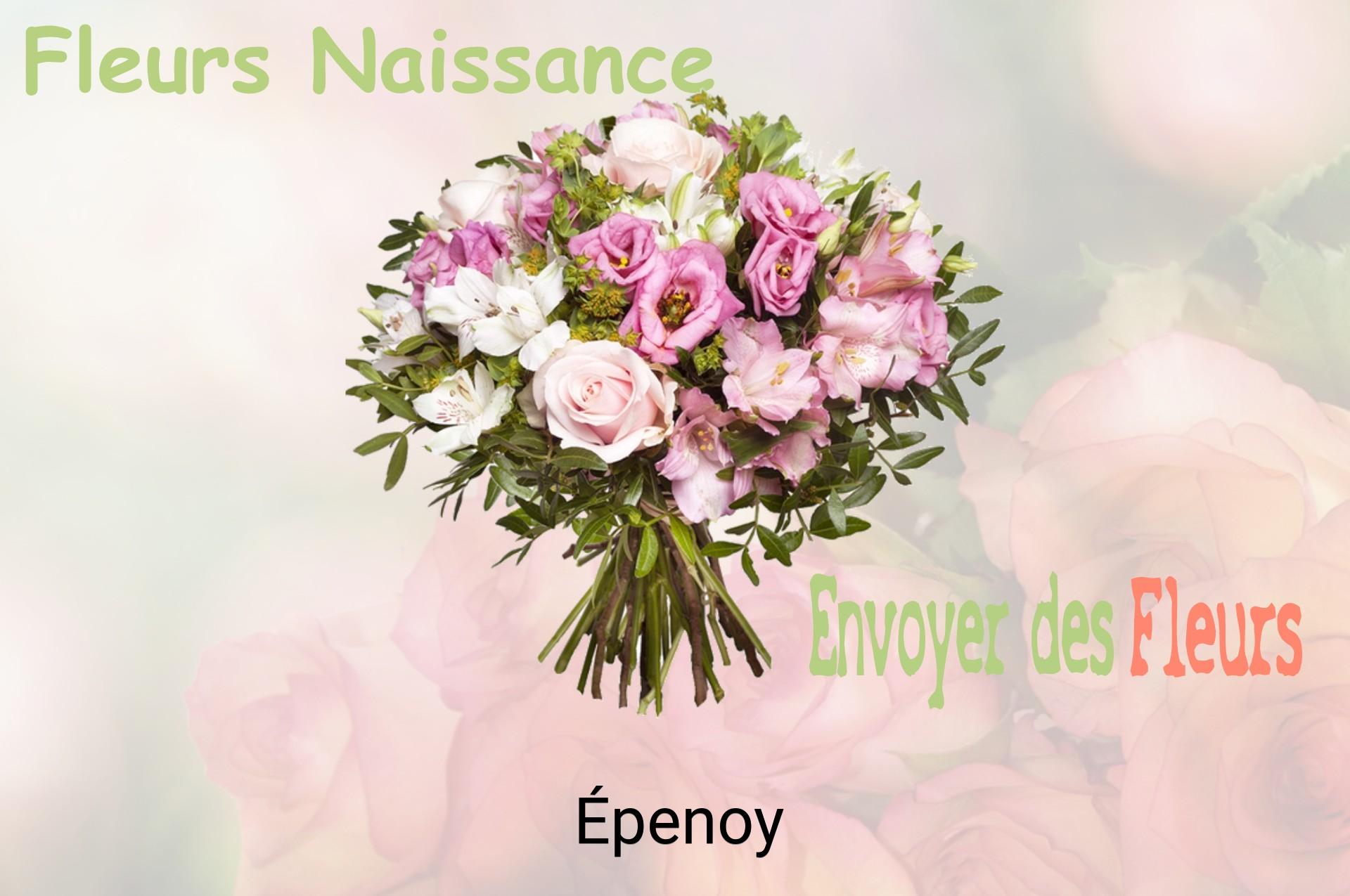 Bouquet de fleurs de naissance livré à Épenoy